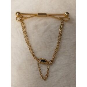 Vintage Gold Chain Collar Bar